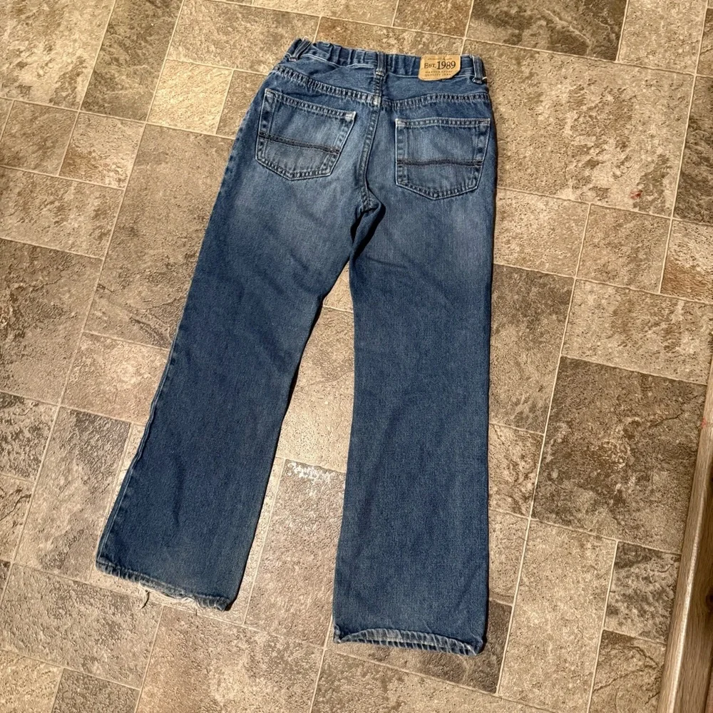 Old Navy and place girls Relaxed Fit Jeans - Light and Dark Blue both size 12